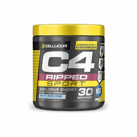 C4 Ripped Sport 30 Servings By Cellucor