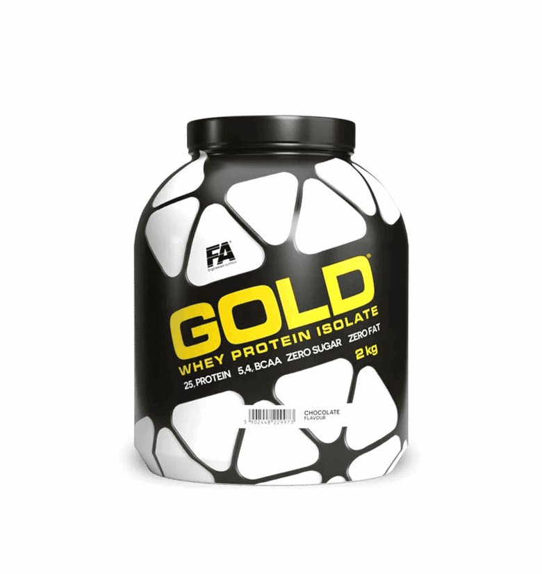 Gold Whey Protein Isolate 2kg By Fitness Authority