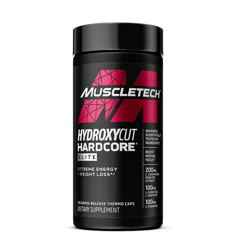 Hydroxycut Hardcore Elite 100 Capsules By MuscleTech