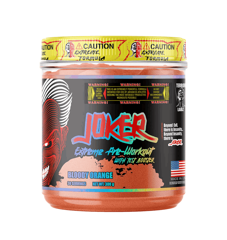 Joker Extreme Pre Workout With Test Booster 30 Servings By Terror Labz