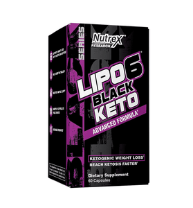 Lipo-6 Black Keto 60 Black Caps By Nutrex Research