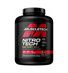 NitroTech 100% Whey Gold 5lb By MuscleTech