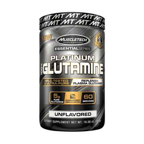 Platinum Glutamine 60 Servings By MuscleTech